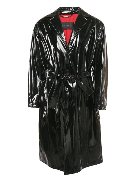 Versace Pre-Owned جاكيت بحزام وياقة طية صدر