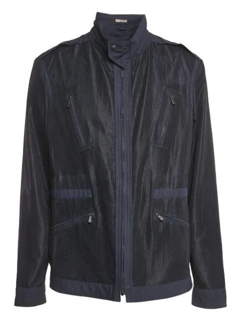 Bottega Veneta Pre-Owned zip-pocket mesh jacket