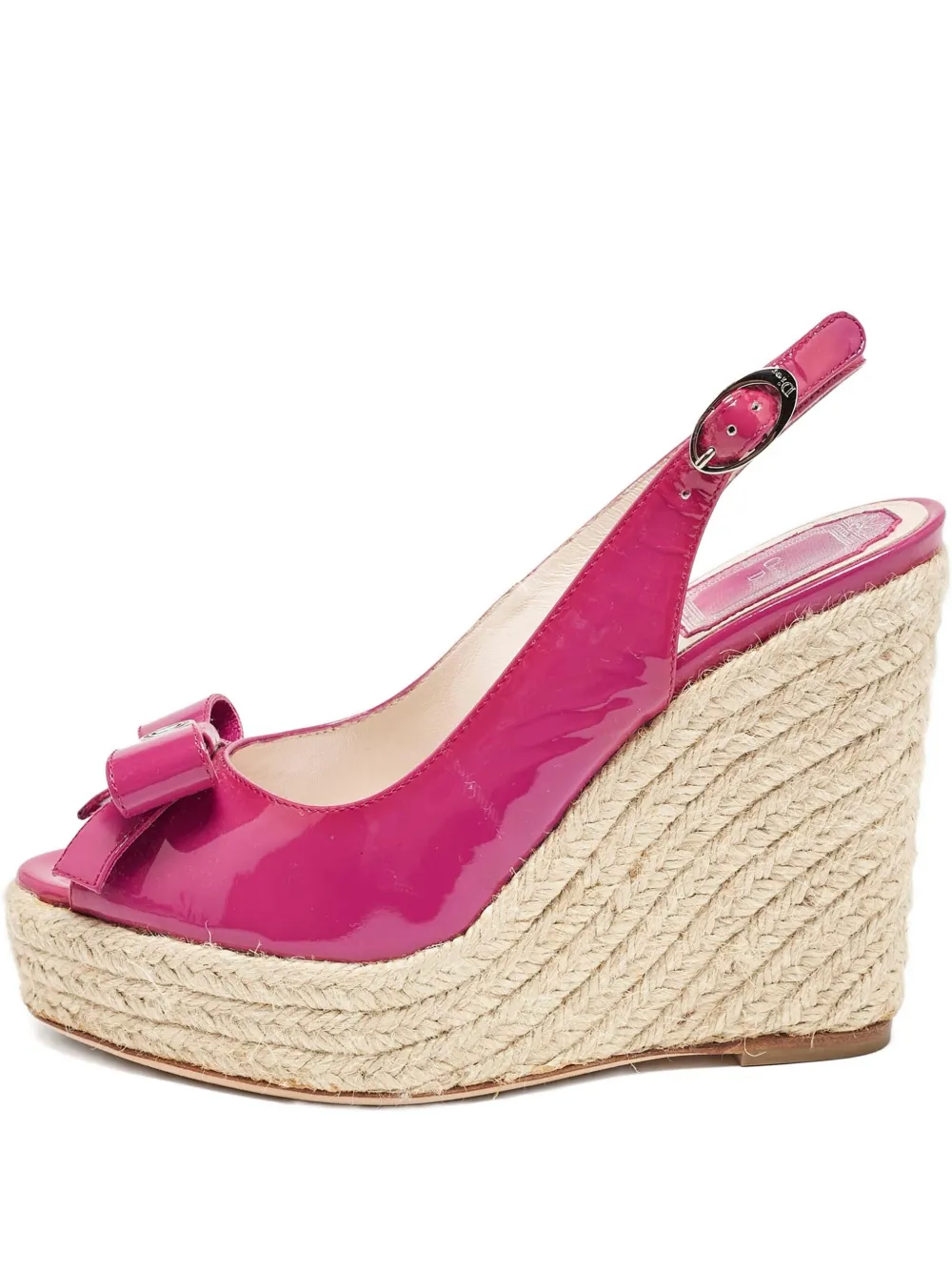 Christian Dior Pre-Owned Wedge-Sandalen 120mm - Rosa
