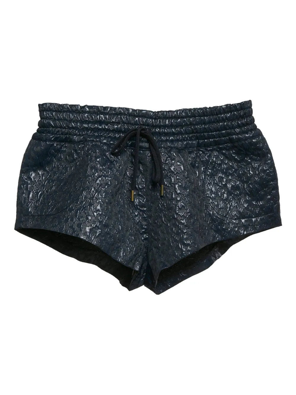 Pre-owned Zadig & Voltaire Jacquard Mini Shorts In Blue
