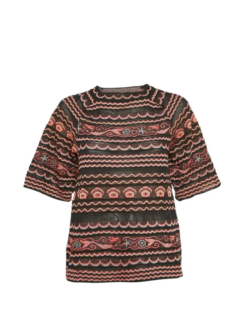 Missoni Pre-Owned top tejido de lúrex