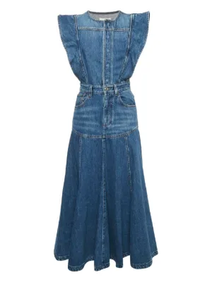 Brunello Cucinelli Denim Dress | Blue | FARFETCH