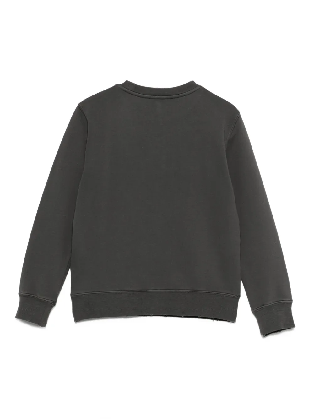 Golden Goose Kids Sweater met logo-reliëf Grijs