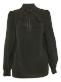 Maje 2024 bow-neckline blouse - Black