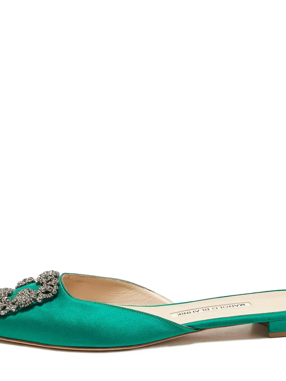 Manolo Blahnik pre-owned crystal-embellishment mules | Image 2
