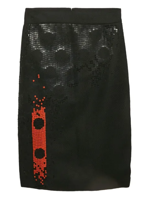 Versace Pre-Owned falda bordada con lentejuelas 2023