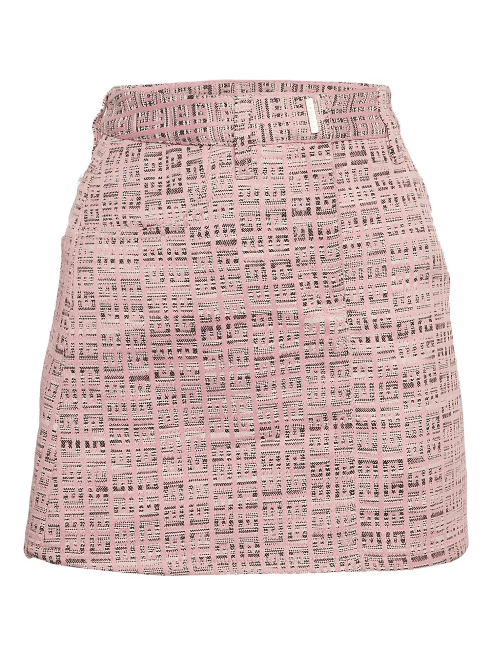 Givenchy Pre-Owned 2024 jacquard-logo skirt | Pink | Image 1