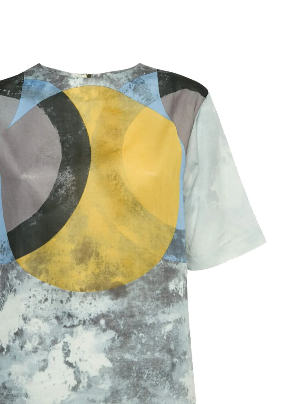 Marni Pre-Owned 2024 abstract-circle cotton top | Image 2