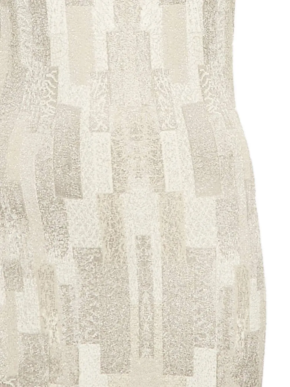 Alexander McQueen Pre-Owned Metallic mini-jurk - Beige