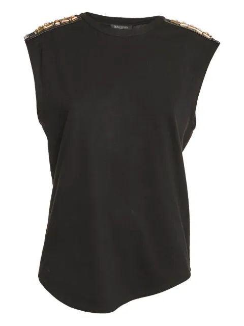 Balmain Pre-Owned cotton top