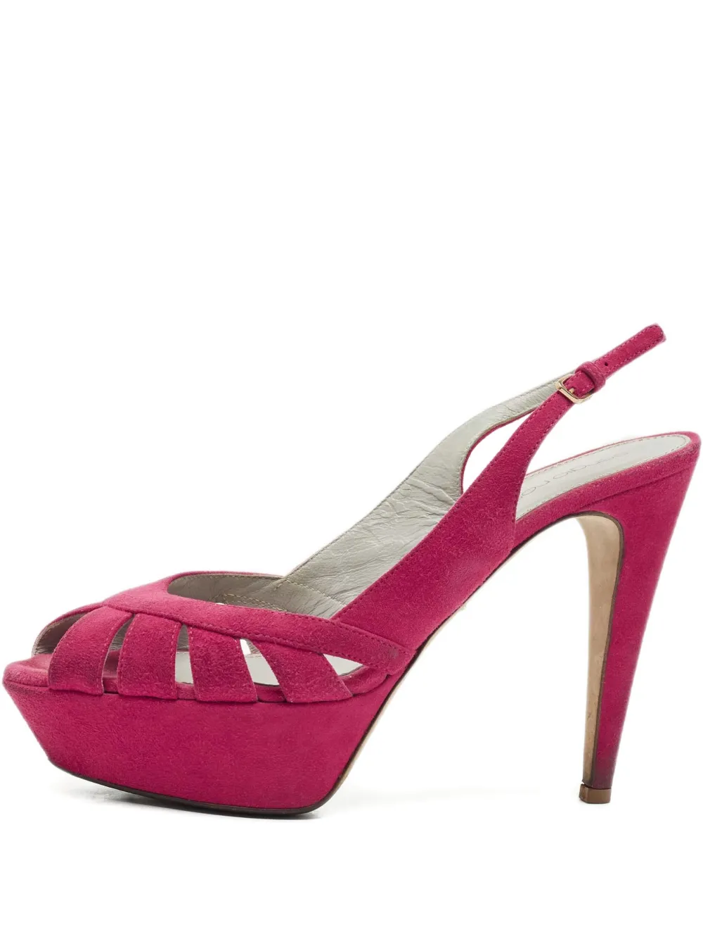 Sergio Rossi Vintage Klassische Slingback-Pumps - Rosa