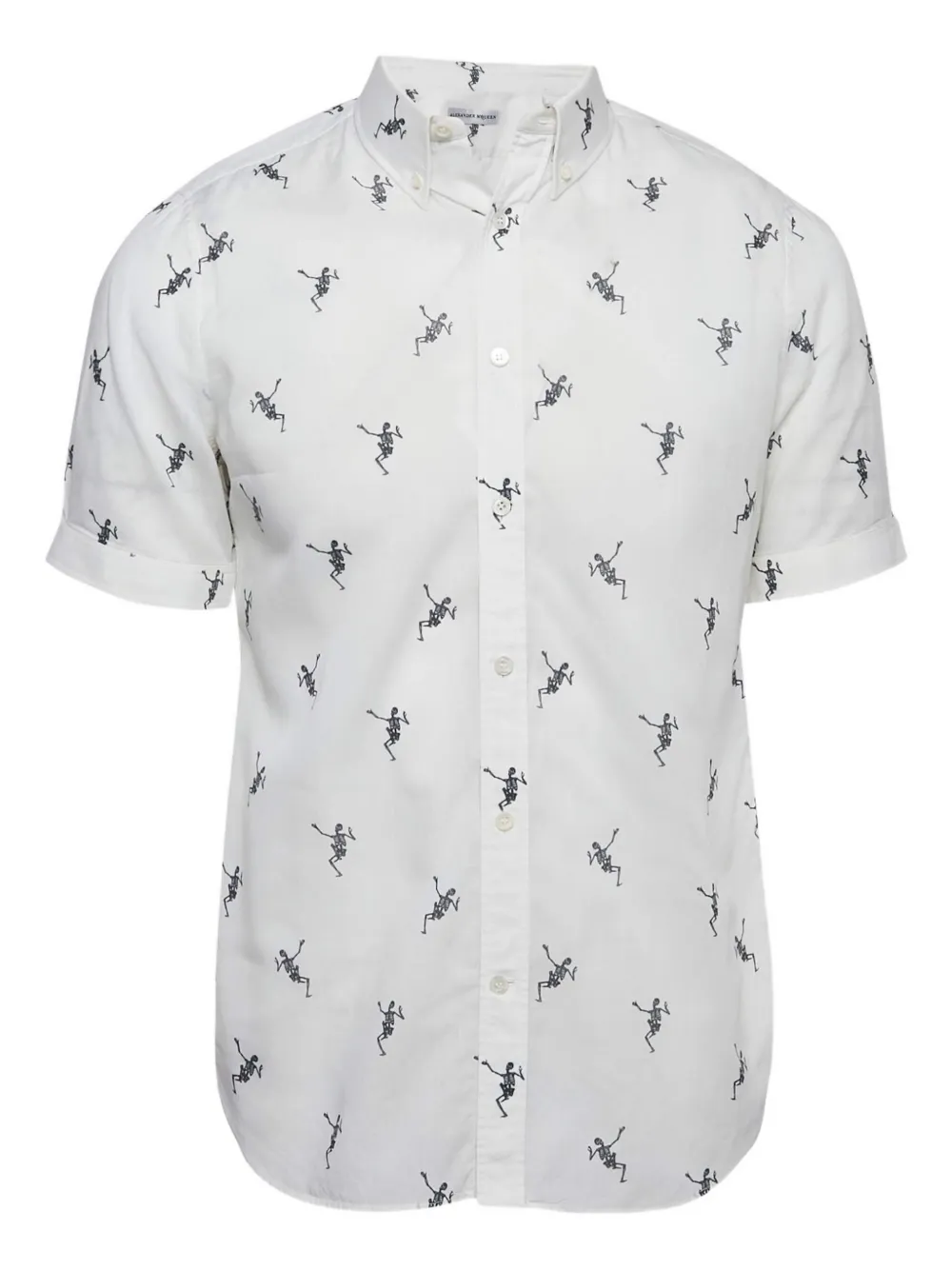 Alexander McQueen Pre-Owned skeleton-print shirt | White | Image 1