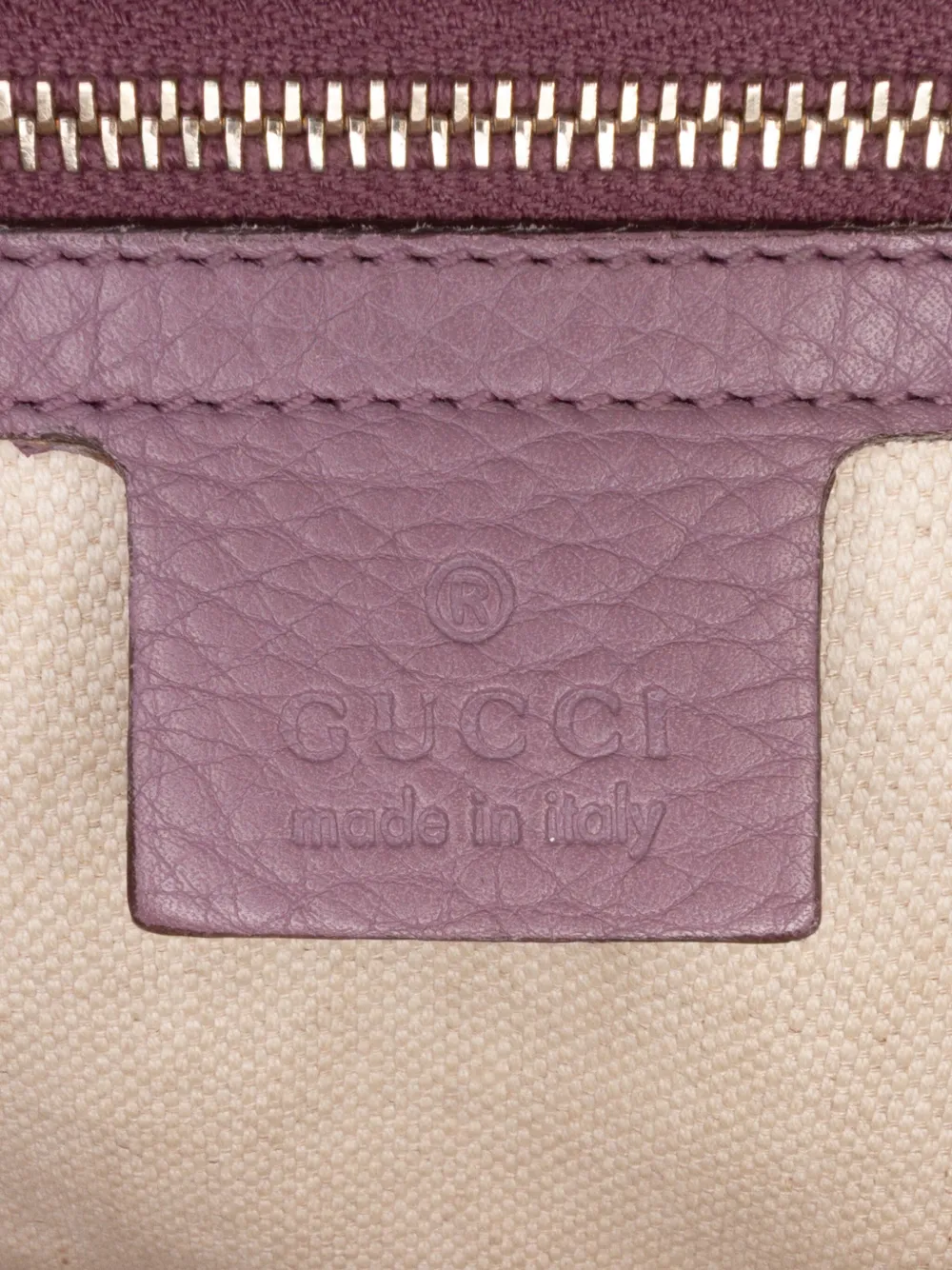 Pre-owned Gucci 2016-2025 Gg Canvas Miss Gg Tote Bag In Brown