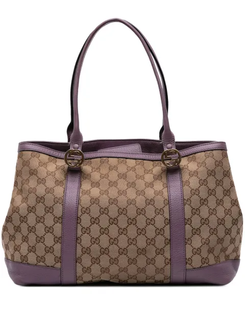 Gucci Pre-Owned sac à main en toile Miss GG à bande Web (2016-2025)