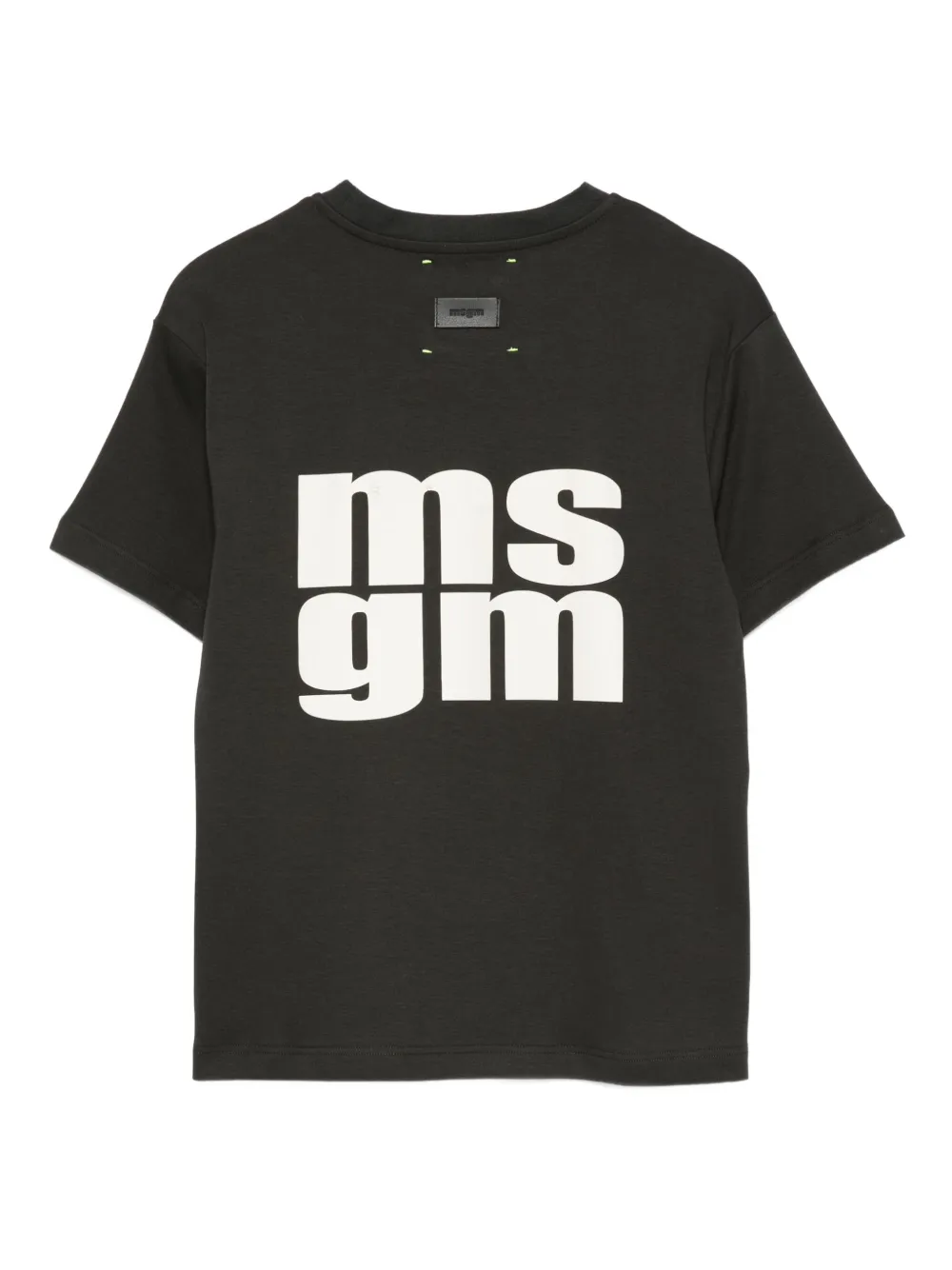 MSGM Kids T-shirt met logoprint Zwart