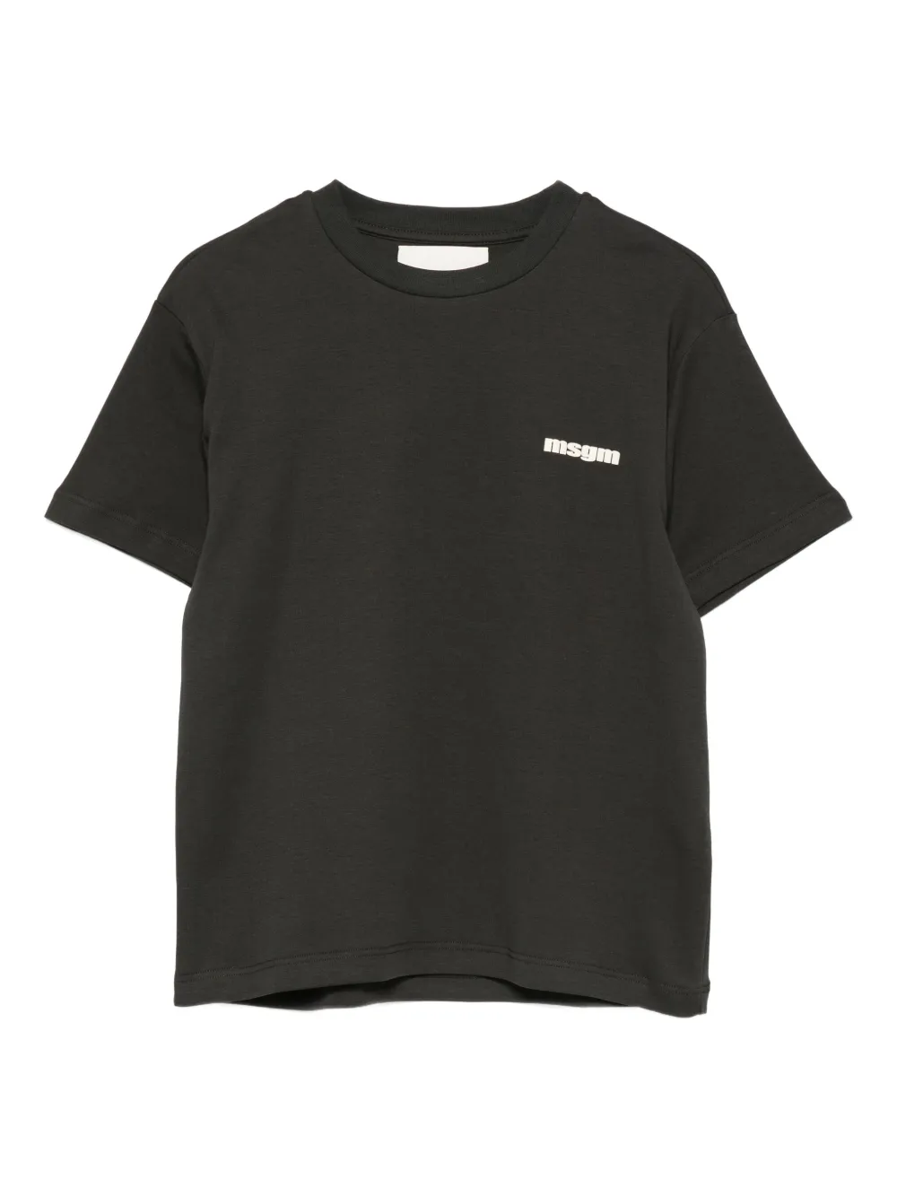 MSGM Kids logo-print T-shirt - ブラック MSGM Kids logo-print T-shirt - ブラック