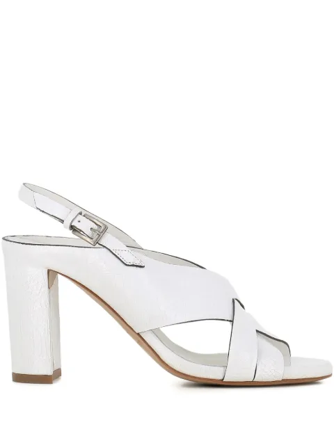 Del Carlo slingback cross-strap sandals
