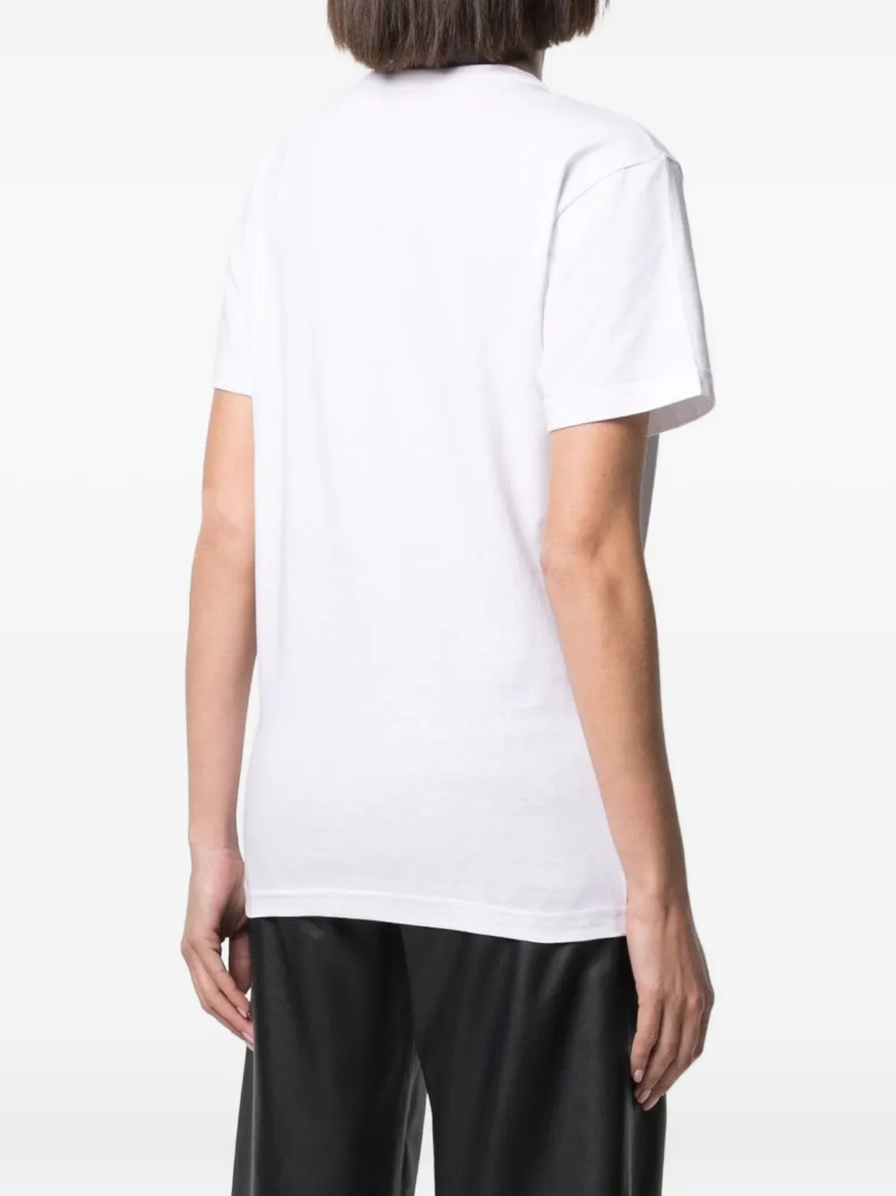 10 CORSO COMO dog-print crew-neck T-shirt Wit