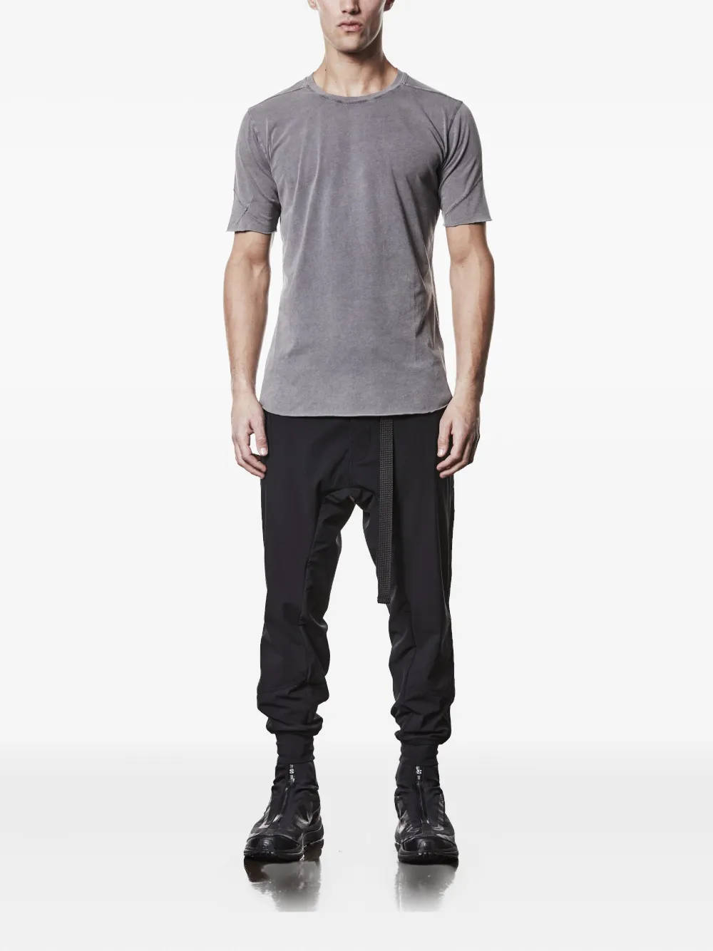 Thom Krom curved-seam cotton T-shirt - Grijs