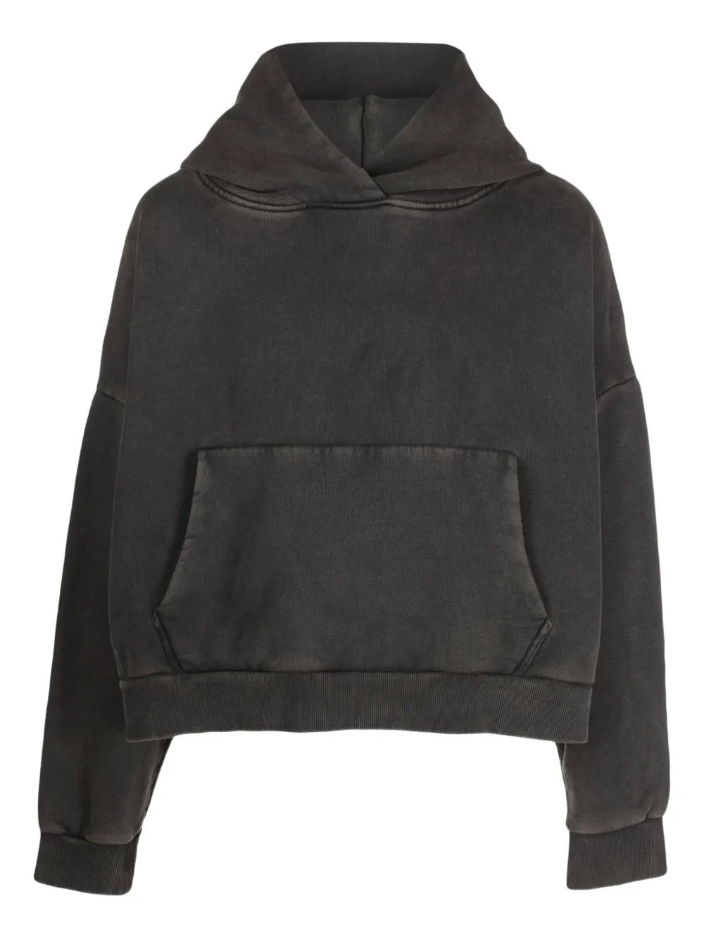 washed fleece hoodie