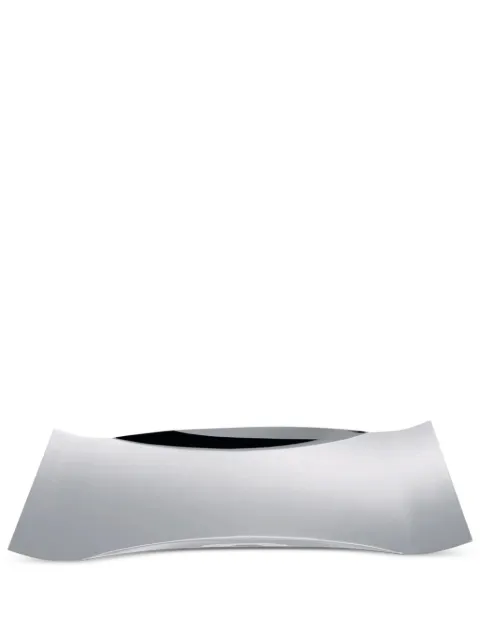 Alessi curved stainless-steel tray