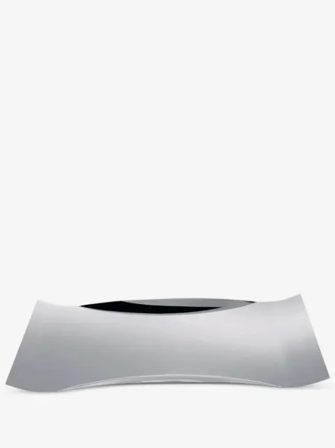 Alessi plateau incurvé en acier inoxydable