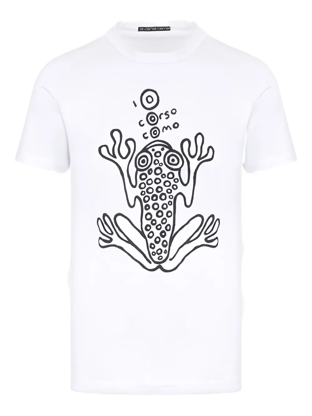 10 CORSO COMO frog-print cotton t-shirt Wit