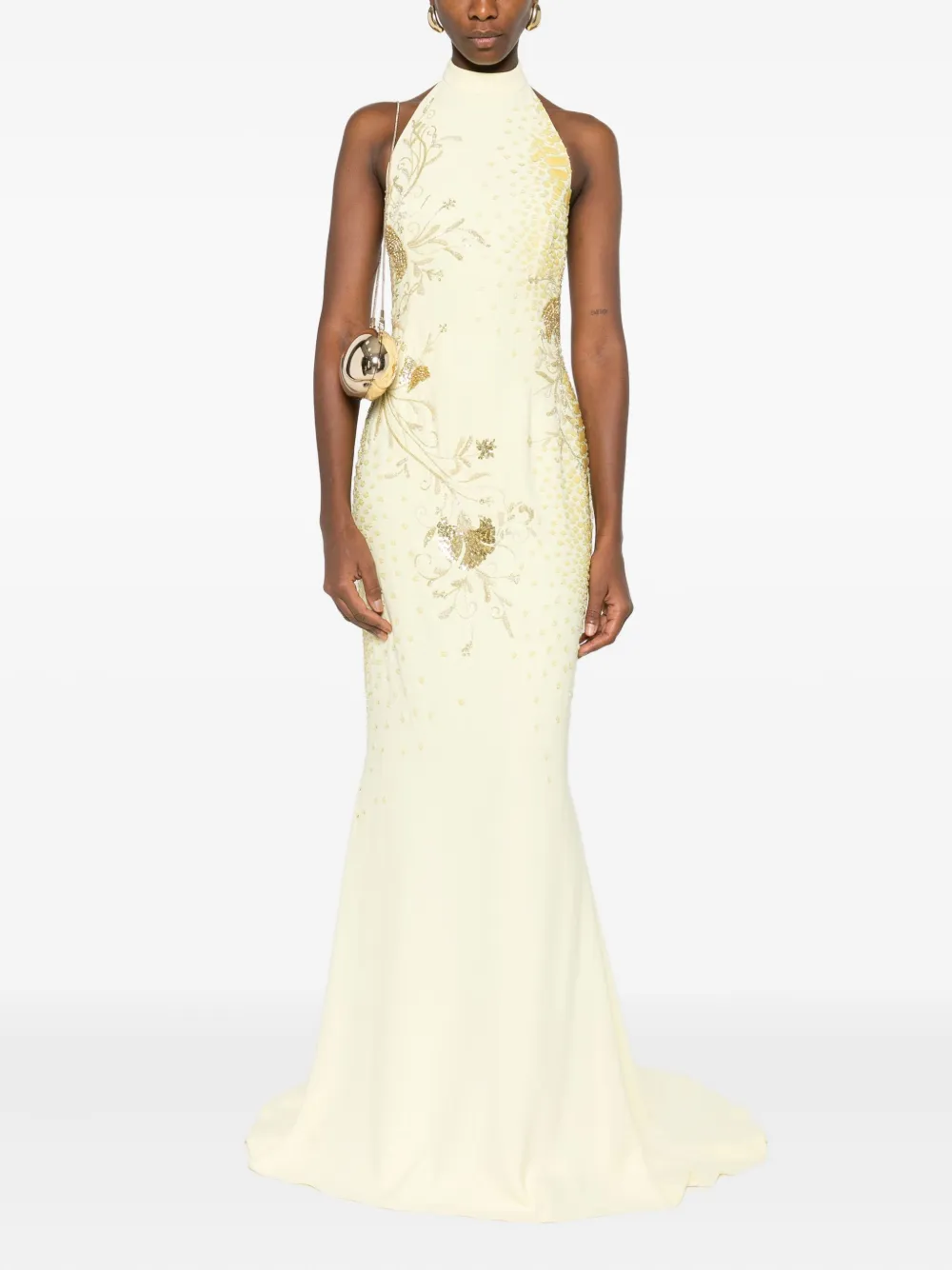 GEORGES HOBEIKA beaded halterneck dress | Evening Dresses | Image 2