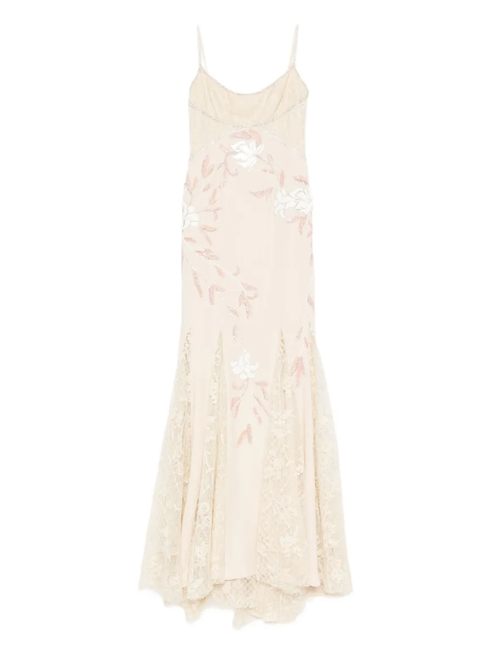 GEORGES HOBEIKA beaded lace dress | Neutrals | Image 1