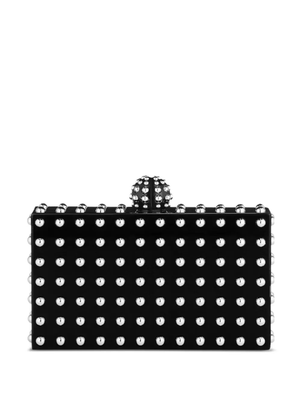 Aquazzura Cosmic studded clutch bag - Nero