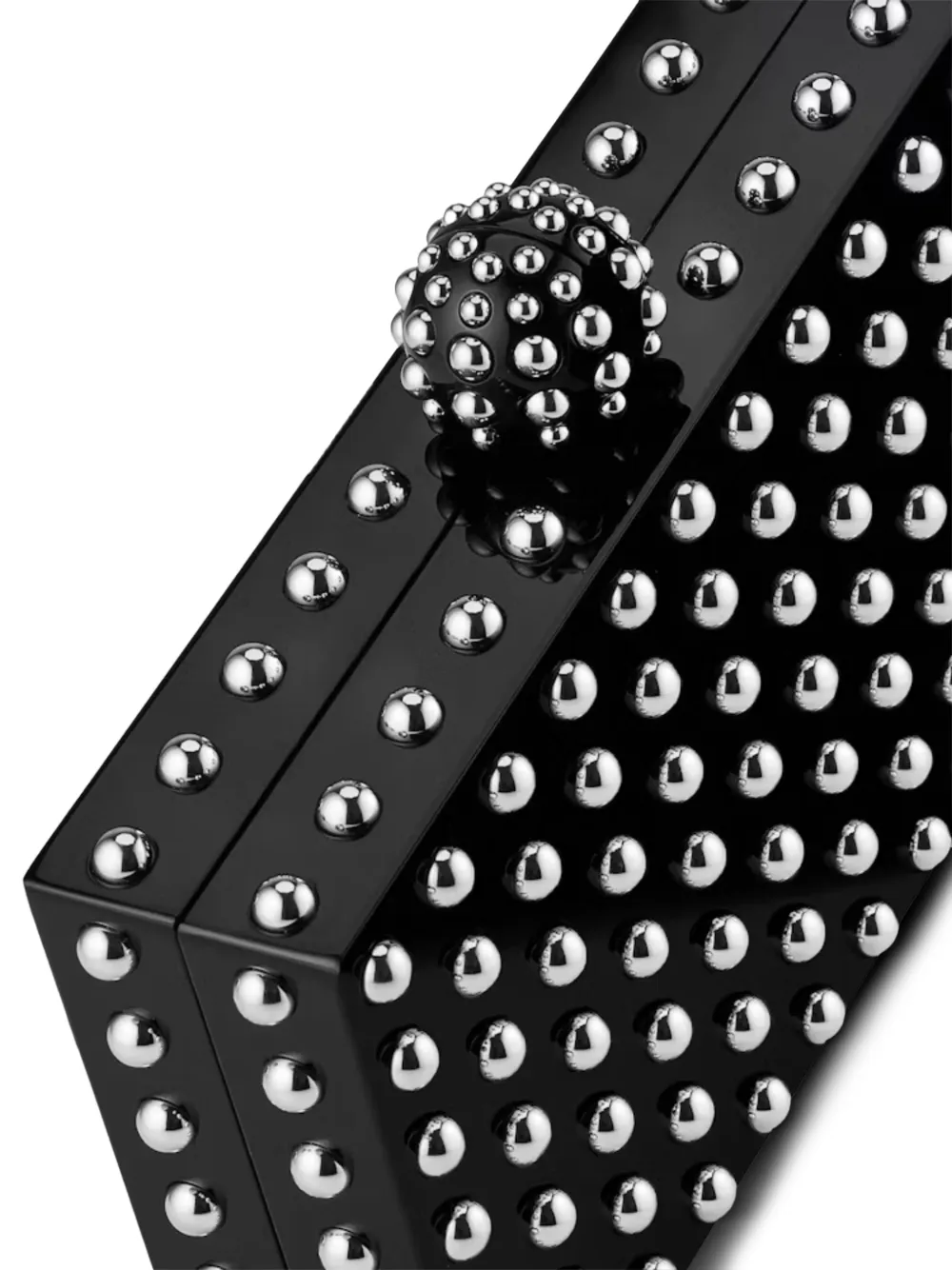 Aquazzura Cosmic clutch met studs Zwart