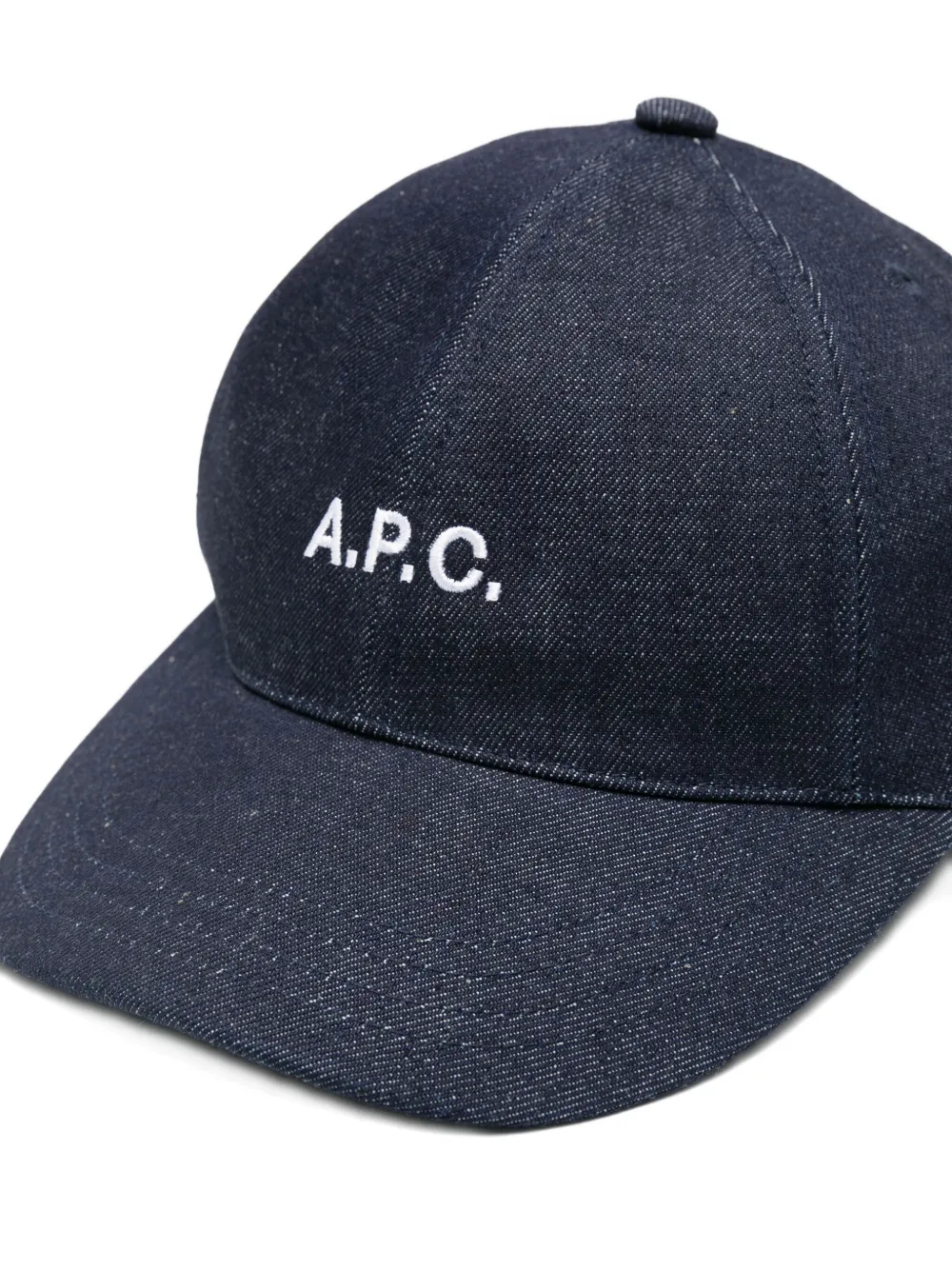 A.P.C. logo-embroidered denim cap | Image 2
