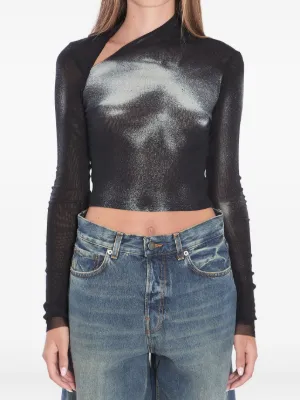 Jean Paul Gaultier long-sleeve T-shirt | Black | FARFETCH RO
