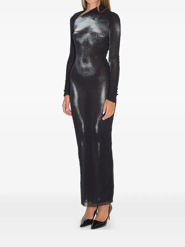 knee length dresses for ladies CPLUS Series Body-print Maxi Dress main image 0