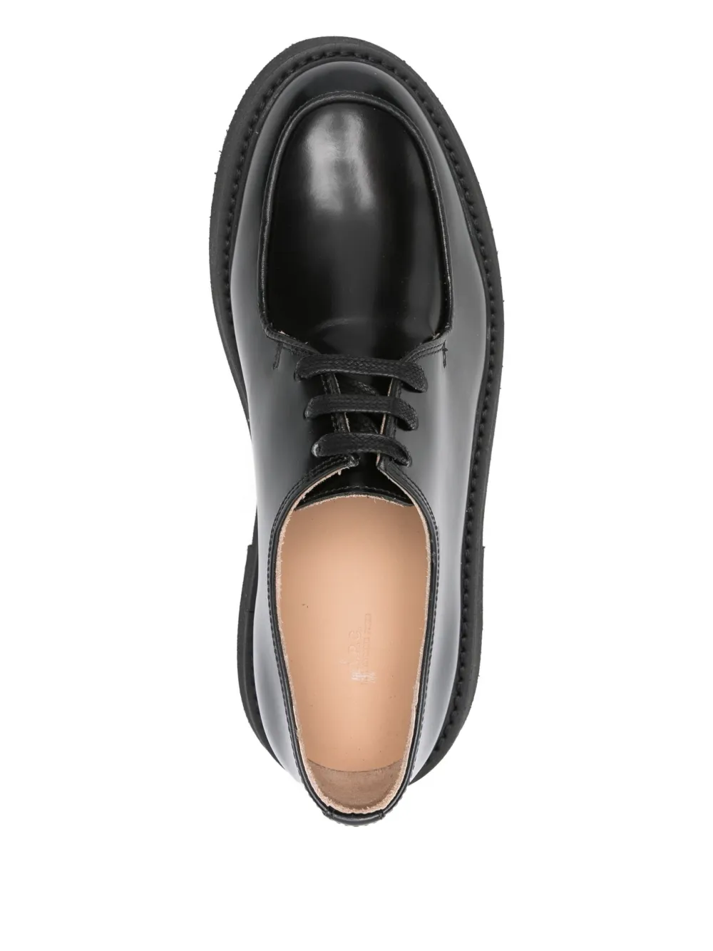 A.P.C. Derby veterschoenen Zwart