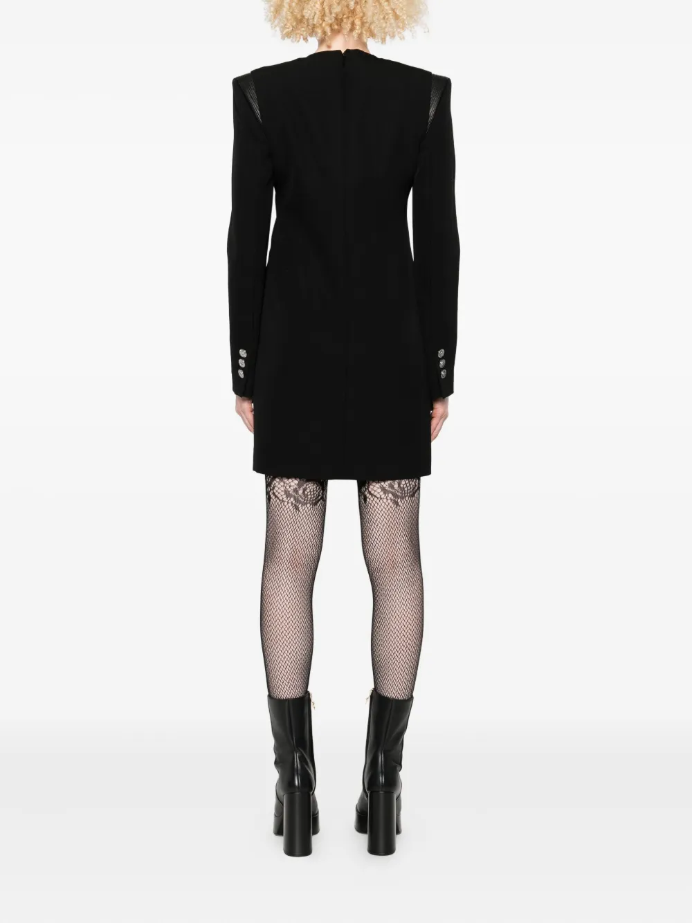 Versace Wollen mini-jurk Zwart