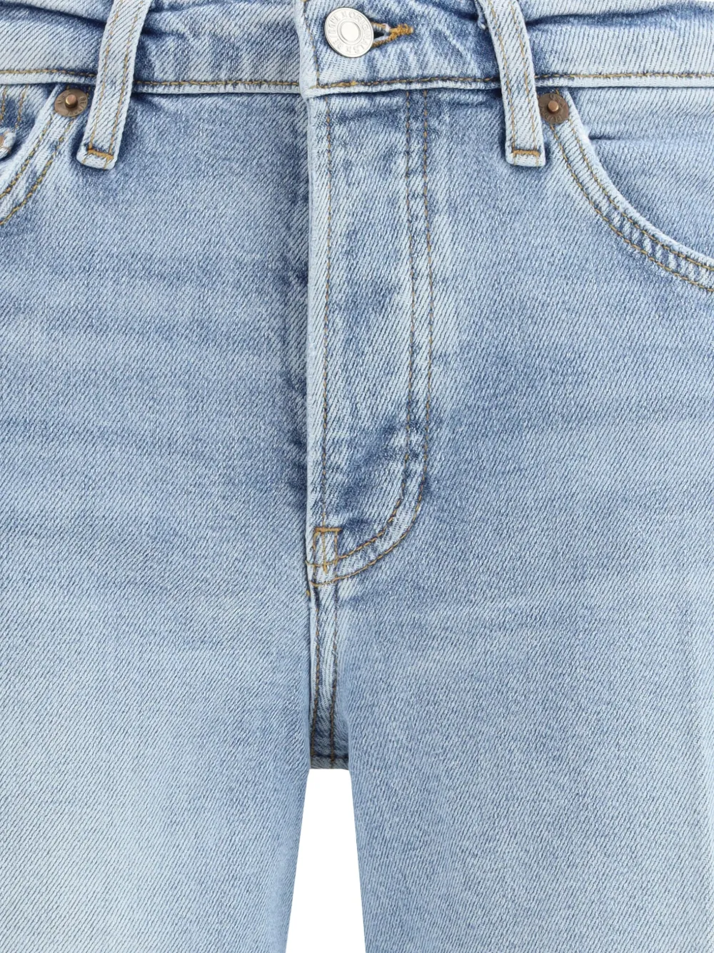 RE DONE mid-rise wide-leg jeans Blauw