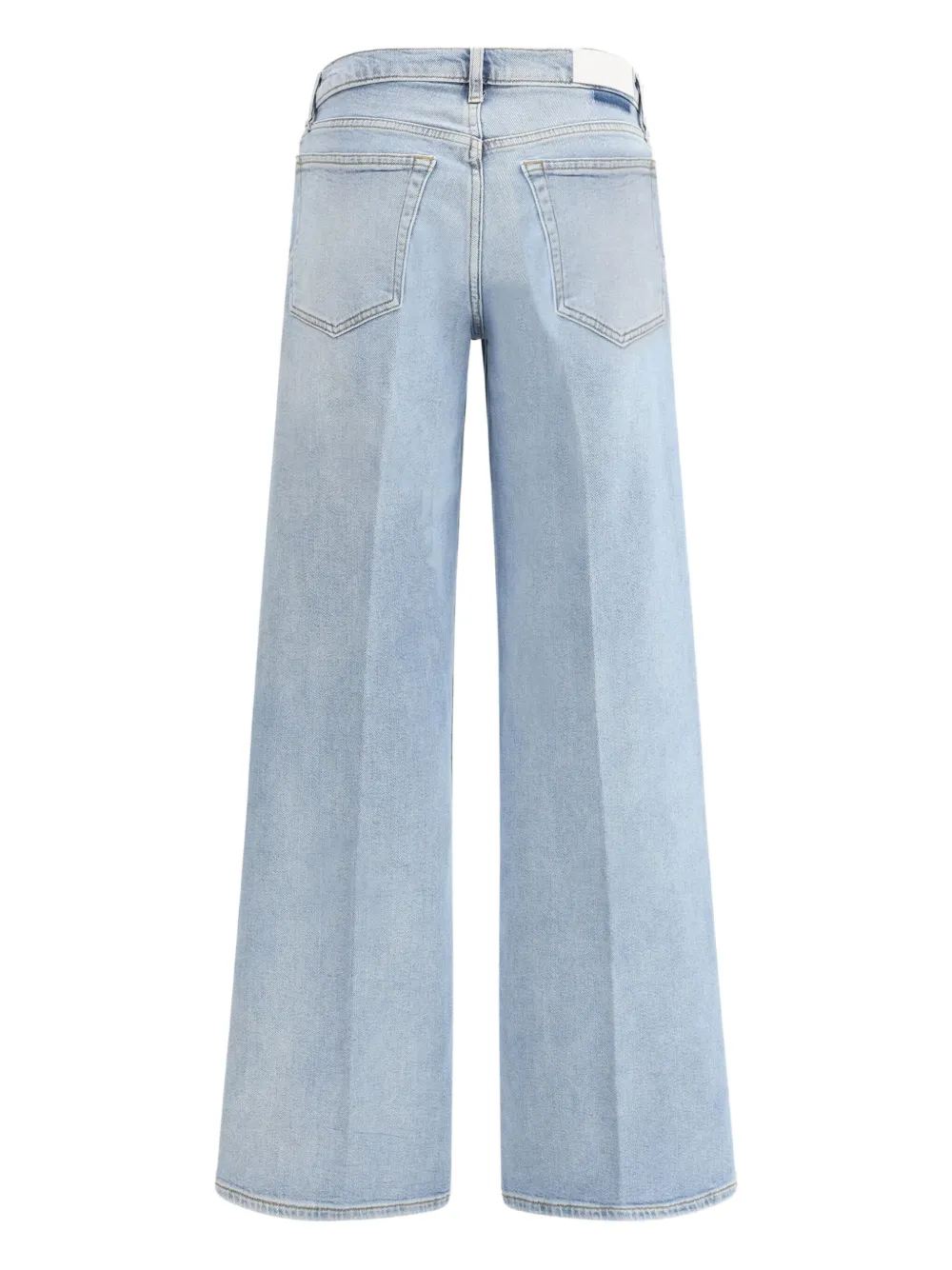 RE DONE mid-rise wide-leg jeans Blauw