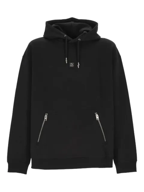 HUGO hoodie con placa del logo