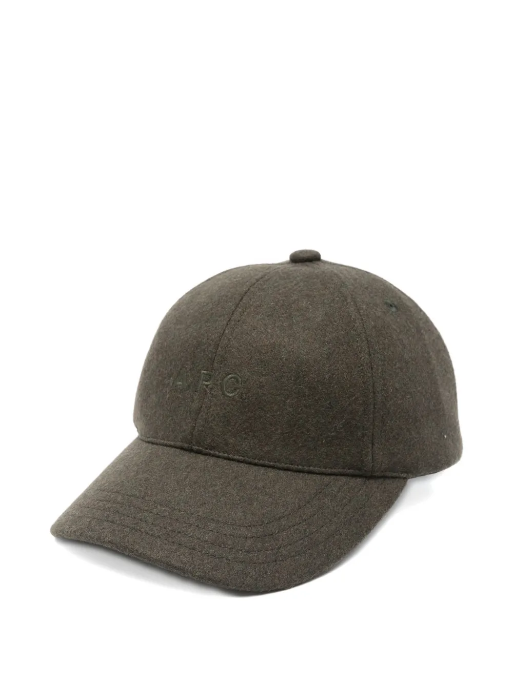 A.P.C. Honkbalpet met geborduurd logo Groen