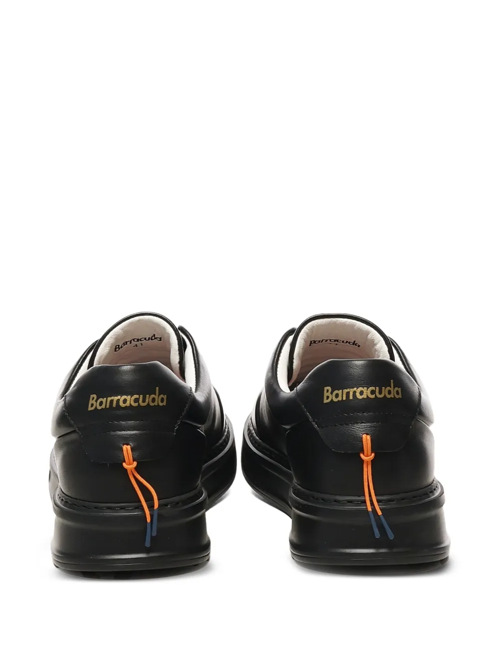 Baracuta Leren sneakers Zwart