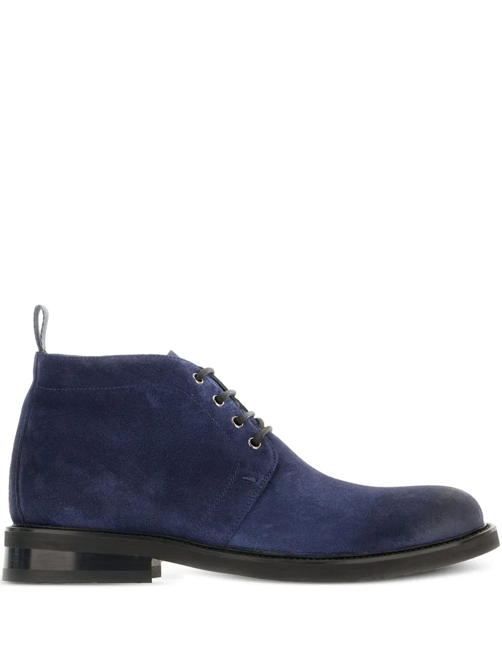 Ducanero lace-up suede loafers Blue