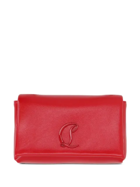 Christian Louboutin logo calfskin shoulder bag