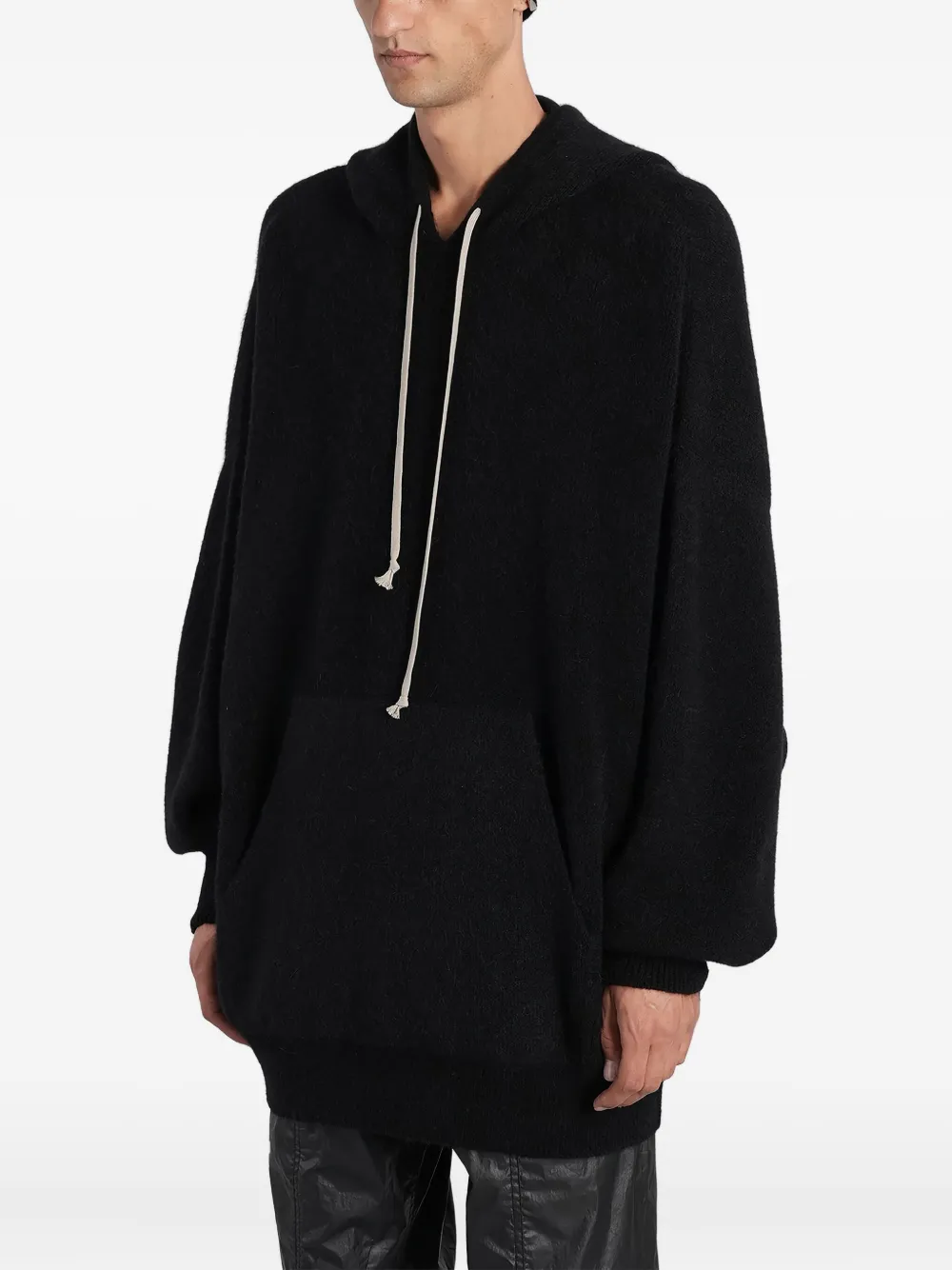 Rick Owens Hoodie met zakdetail Zwart