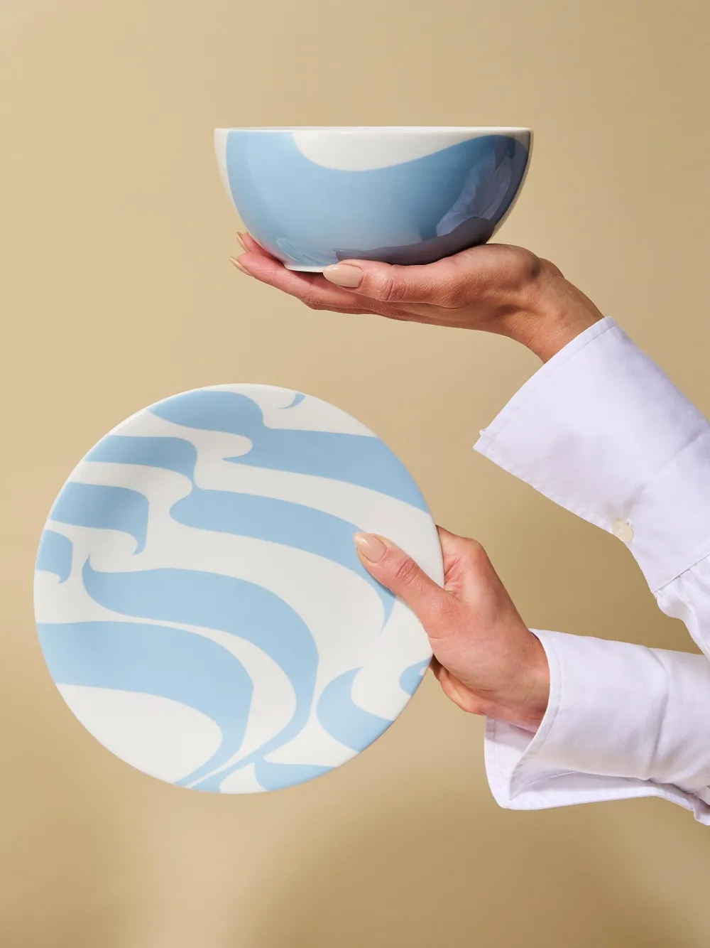Misette colourblock wave plates (set of four) | Tableware | Image 2