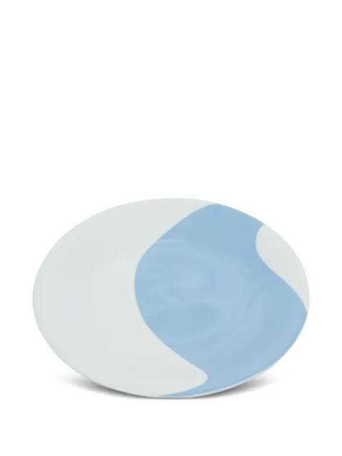 Misette colour-block wave dinner plates (set of four)