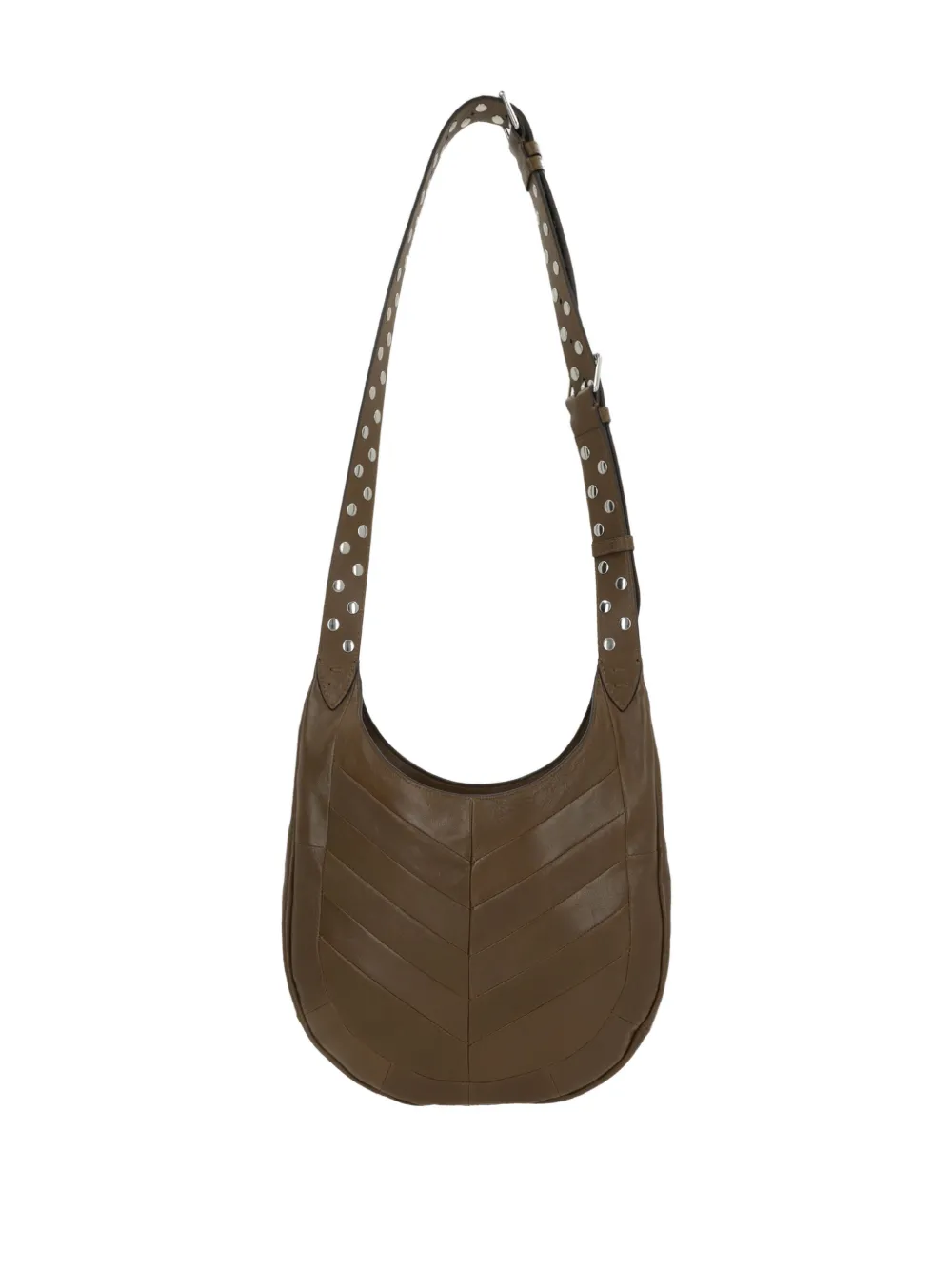 Valentino Garavani small logo-plaque shoulder bag - Groen