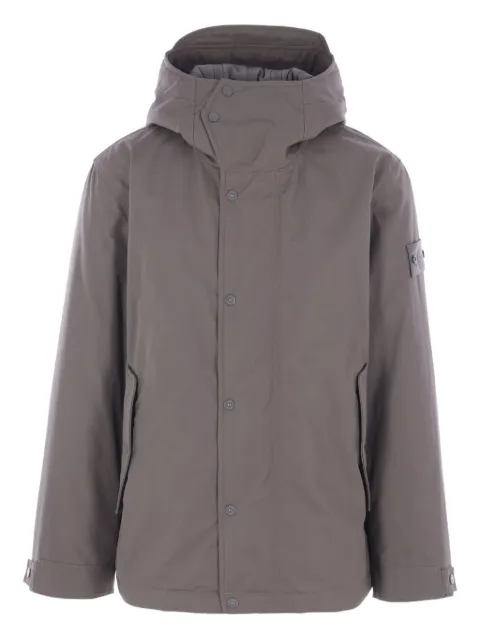Stone Island hooded cotton jacket 
