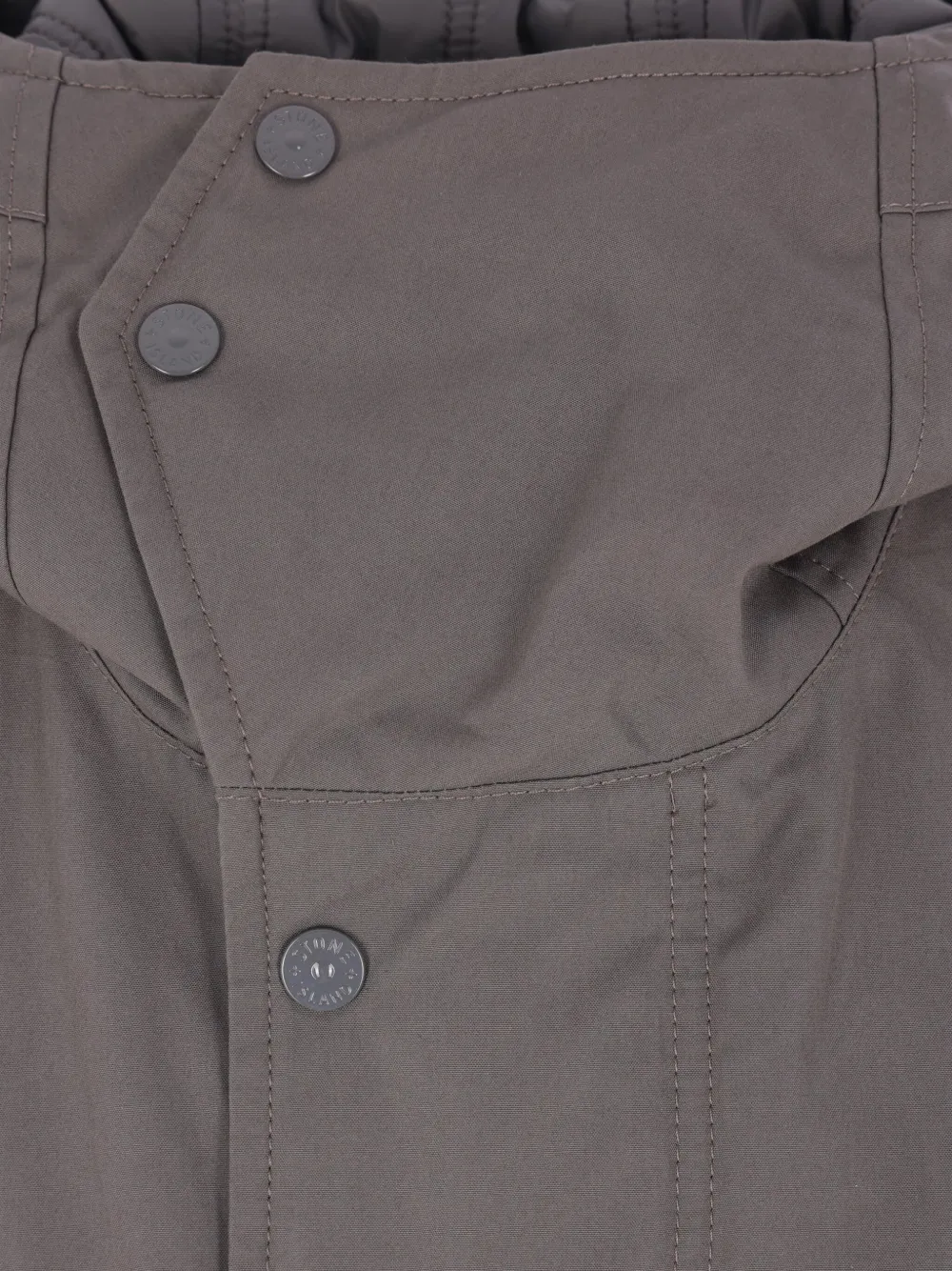 Stone Island Jack met capuchon Grijs