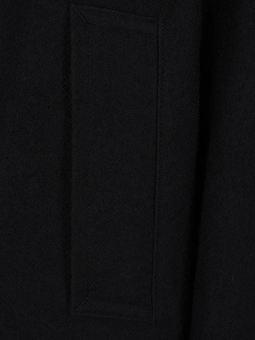 Yohji Yamamoto Jas met ceintuur Zwart